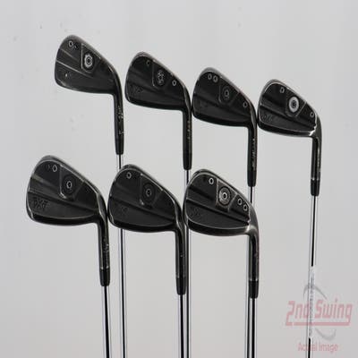 PXG 0311 T Gen4 Xtreme Dark Iron Set 4-PW True Temper Dynamic Gold 120 Steel Stiff Right Handed 38.0in