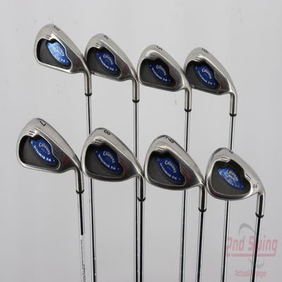 Callaway X-16 Iron Set 3-PW Callaway Stock Steel Steel Uniflex Right Handed 37.5in