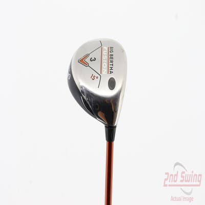 Callaway Big Bertha Fusion Fairway Wood 3 Wood 3W 15° Callaway Aldila NVS Graphite Stiff Right Handed 43.5in