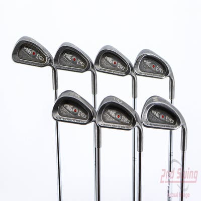 Ping Eye 2 + Iron Set 4-PW Ping KT Steel Stiff Right Handed Red dot 37.75in