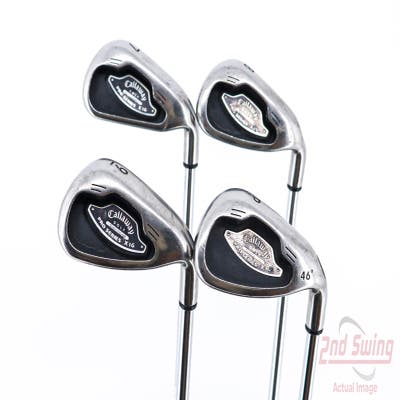 Callaway X-16 Pro Series Iron Set 7-PW Stock Steel Shaft Steel Stiff Right Handed 37.0in