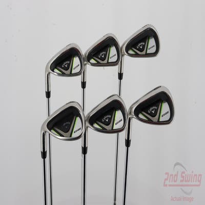 Callaway 2018 Edge Iron Set 6-PW SW Callaway Stock Steel Steel Stiff Left Handed 37.5in