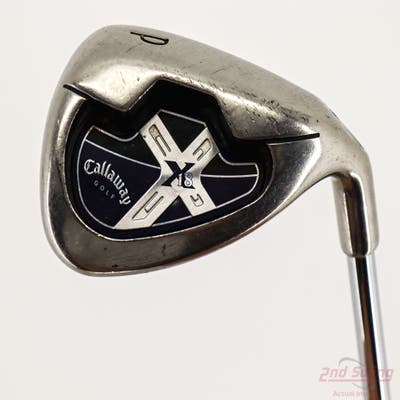 Callaway X-18 Single Iron Pitching Wedge PW Stock Steel Shaft Steel Uniflex Right Handed 35.25in