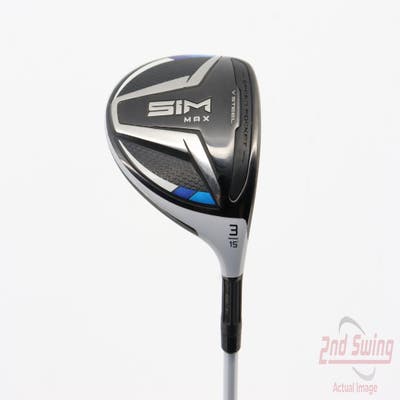 TaylorMade SIM MAX Fairway Wood 3 Wood 3W 15° Aldila NV Ladies 45 Graphite Ladies Right Handed 42.0in