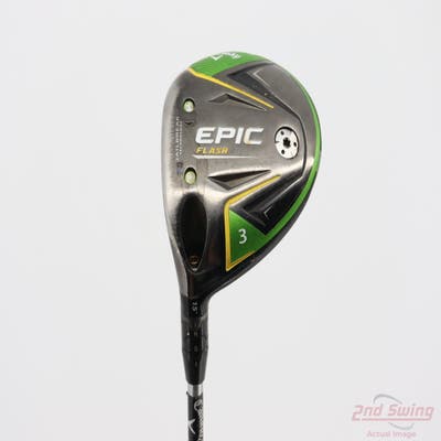 Callaway EPIC Flash Fairway Wood 3 Wood 3W 15° Project X EvenFlow Green 65 Graphite Stiff Left Handed 43.0in