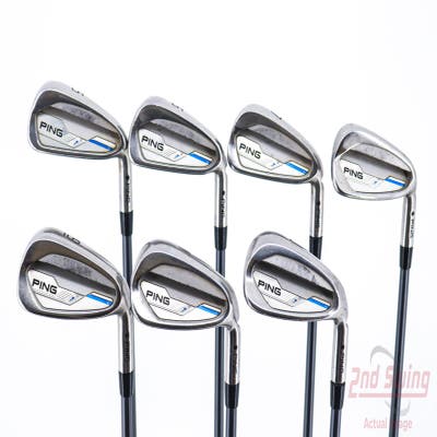 Ping 2015 i Iron Set 5-PW AW CFS 65 Graphite Graphite Senior Right Handed Black Dot 38.5in