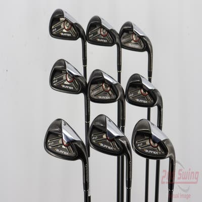 TaylorMade Burner 2.0 Iron Set 4-PW GW SW TM Reax Superfast 65 Graphite Regular Right Handed 38.75in