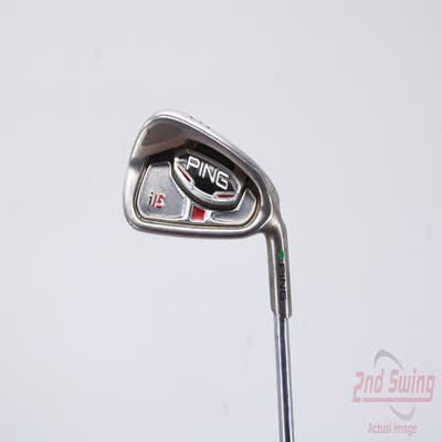 Ping i15 Single Iron 5 Iron Project X 5.5 Steel Stiff Right Handed Green Dot 38.5in