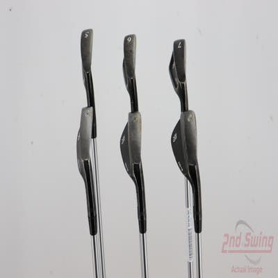 Sub 70 639 CB Forged Black Iron Set 5-PW FST KBS Tour C-Taper Lite Steel X-Stiff Right Handed 38.0in