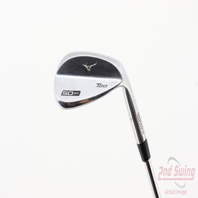 Mizuno T20 Satin Chrome Wedge Gap GW 50° 7 Deg Bounce Nippon NS Pro Modus 3 105 Wdg Steel Wedge Flex Right Handed 35.5in