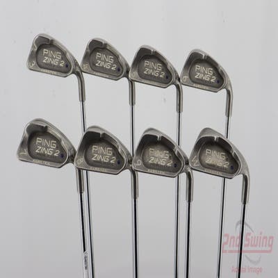 Ping Zing 2 Iron Set 3-PW Ping JZ Steel Stiff Right Handed Blue Dot 38.0in