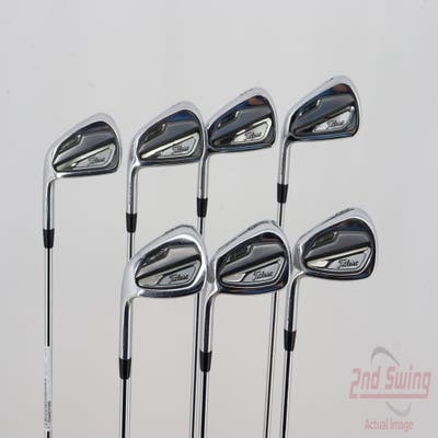 Titleist 2021 T100 Iron Set 4-PW True Temper XP 95 S300 Steel Stiff Left Handed 38.75in