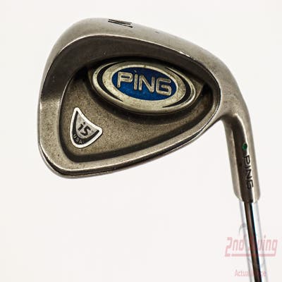 Ping i5 Single Iron Pitching Wedge PW Stock Steel Shaft Steel Stiff Right Handed Green Dot 35.75in