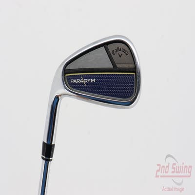 Callaway Paradym Single Iron 7 Iron True Temper Elevate MPH 95 Steel Stiff Left Handed 37.0in