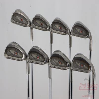 Ping Eye 2 Iron Set 3-PW Ping ZZ Lite Steel Regular Right Handed Red dot 37.5in