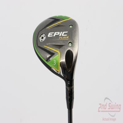 Callaway EPIC Flash Fairway Wood 3 Wood 3W 15° PX HZRDUS Smoke Black 70 Graphite Stiff Right Handed 43.0in