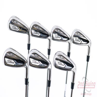 Titleist 718 AP1 Iron Set 5-PW AW True Temper XP 95 S300 Steel Stiff Right Handed 38.25in