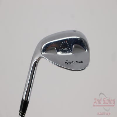 TaylorMade Rac Chrome Wedge Lob LW 60° 7 Deg Bounce Stock Steel Shaft Steel Wedge Flex Left Handed 35.25in