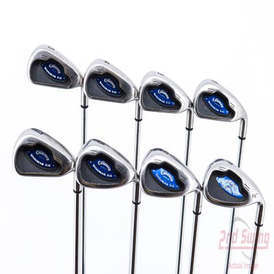 Callaway X-16 Iron Set 3-PW Callaway Stock Steel Steel Uniflex Right Handed 37.75in