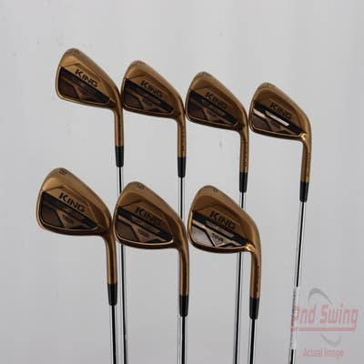 Cobra KING MIM Tour Copper Iron Set 4-PW FST KBS Tour $-Taper Steel Stiff Right Handed 38.0in