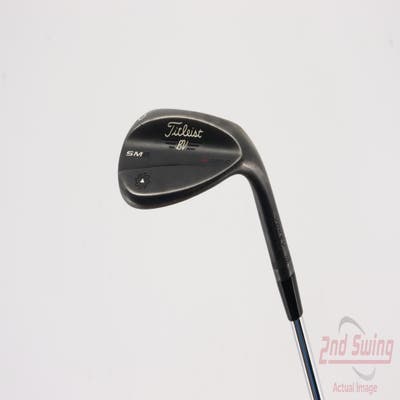 Titleist Vokey SM6 Jet Black Wedge Lob LW 60° 4 Deg Bounce L Grind FST KBS 610 Steel Wedge Flex Right Handed 35.0in