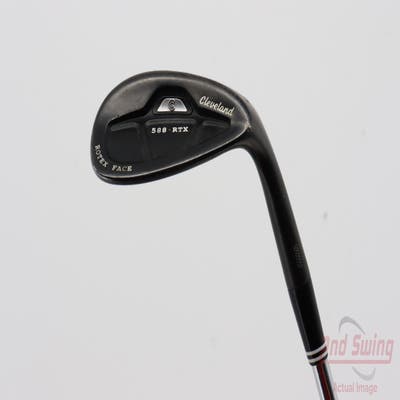 Cleveland 588 RTX 2.0 CB Black Satin Wedge Sand SW 56° 14 Deg Bounce Stock Steel Stiff Right Handed 35.5in