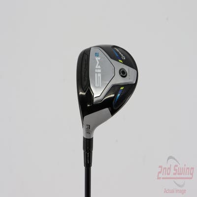 TaylorMade SIM2 Titanium Fairway Wood 3 Wood 3W 15° Mitsubishi Tensei CK 70 Orange Graphite Regular Left Handed 43.0in