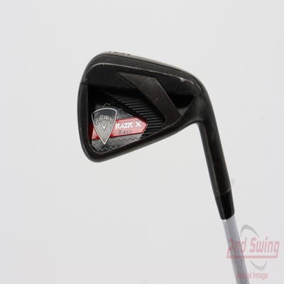 Callaway Razr X Black Single Iron 6 Iron True Temper M-10 XP Steel Uniflex Right Handed 37.75in