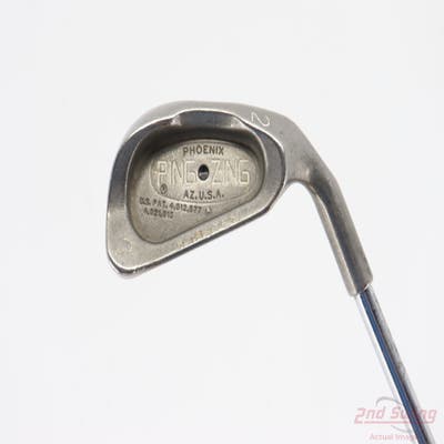 Ping Zing Single Iron 2 Iron Stock Steel Shaft Steel Stiff Right Handed Black Dot 39.5in