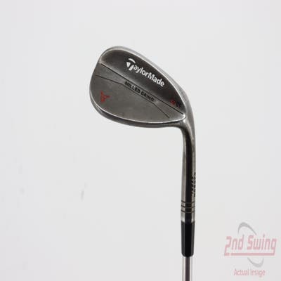 TaylorMade Milled Grind Black Wedge Gap GW 52° 9 Deg Bounce SB Stock Steel Shaft Steel Wedge Flex Right Handed 35.25in