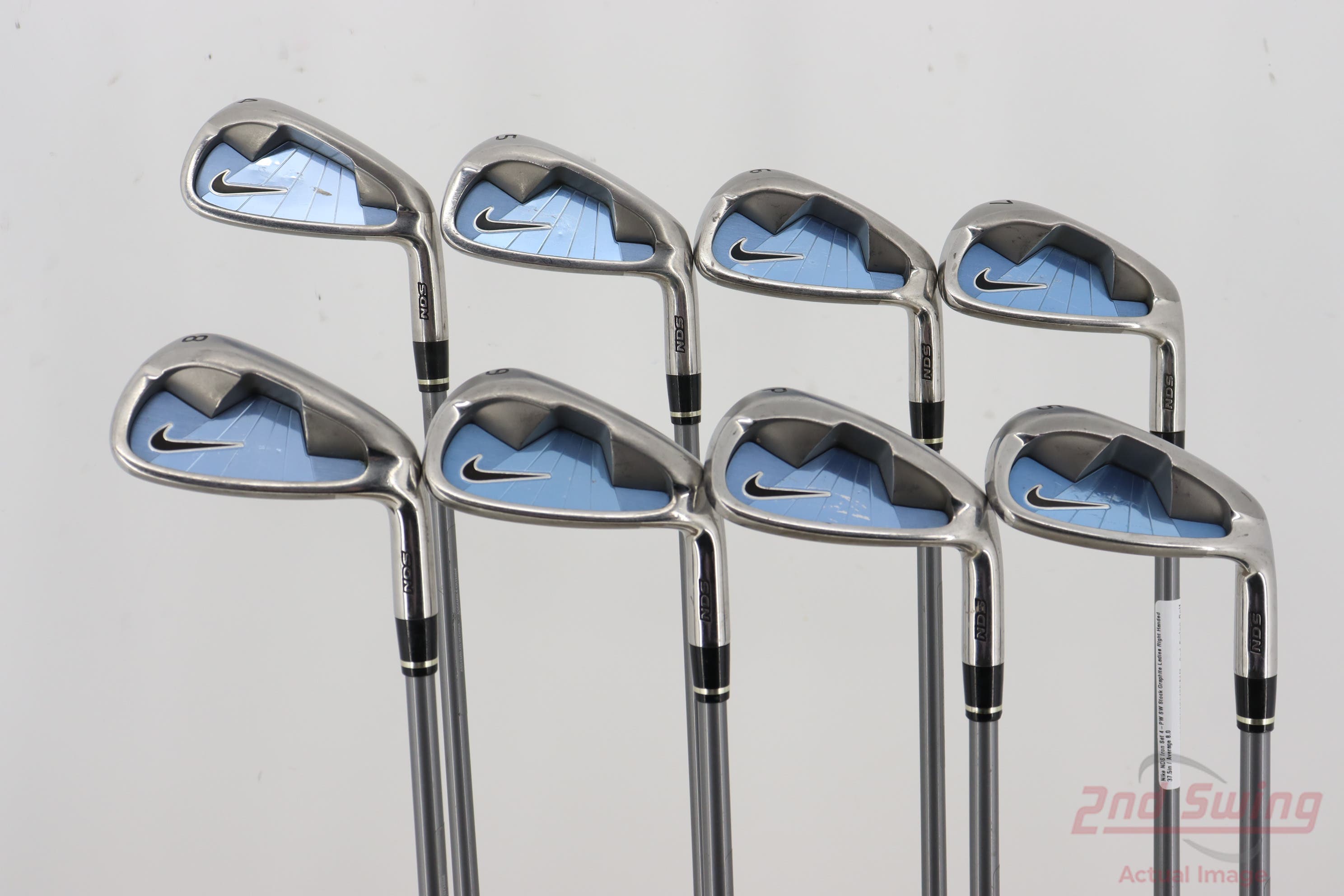 Nike NDS Iron Set 4-PW True Temper Steel Uniflex store Shaft