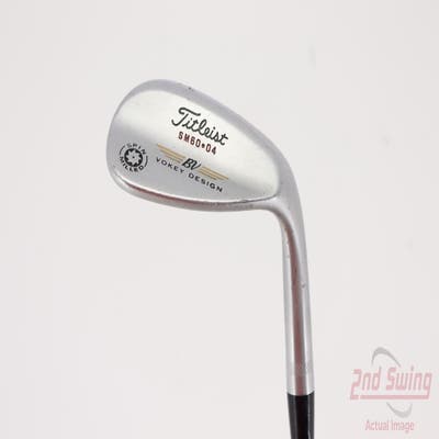 Titleist 2009 Vokey Spin Milled Chrome Wedge Lob LW 60° 4 Deg Bounce Titleist Vokey BV Steel Wedge Flex Right Handed 35.0in