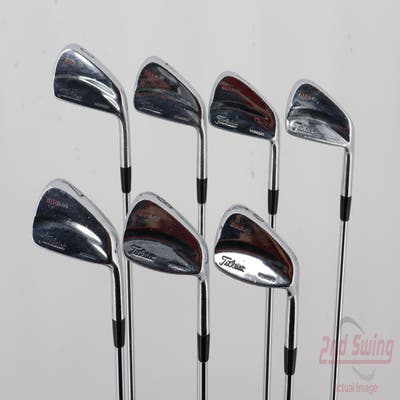 Titleist 695 MB Forged Iron Set 3-9 Iron True Temper Dynamic Gold S300 Steel Stiff Right Handed 38.0in