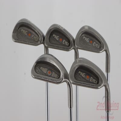 Ping Eye 2 Iron Set 8-PW SW LW Ping KT Steel Stiff Right Handed Orange Dot 36.0in