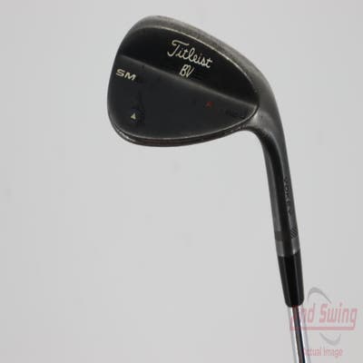 Titleist Vokey SM6 Jet Black Wedge Sand SW 56° 14 Deg Bounce F Grind SM6 BV Steel Wedge Flex Right Handed 35.5in