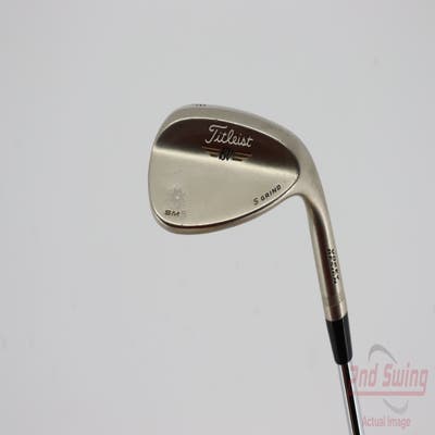 Titleist Vokey SM5 Gold Nickel Wedge Lob LW 58° 7 Deg Bounce S Grind Titleist SM5 BV Steel Wedge Flex Right Handed 35.0in