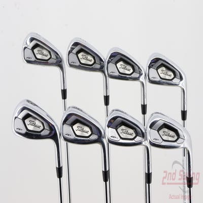 Titleist 718 AP3 Iron Set 4-PW GW True Temper AMT Black S300 Steel Stiff Right Handed 38.25in