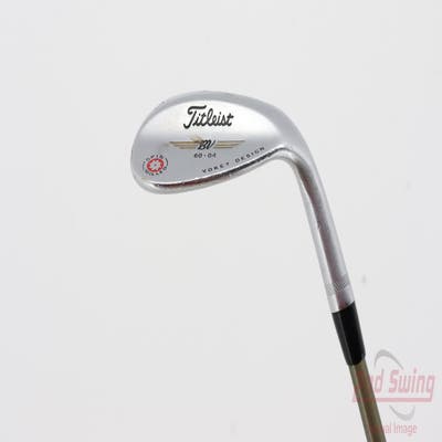 Titleist 2009 Vokey Spin Milled Chrome Wedge Lob LW 60° 4 Deg Bounce Aerotech SteelFiber i95 Graphite Stiff Right Handed 36.0in