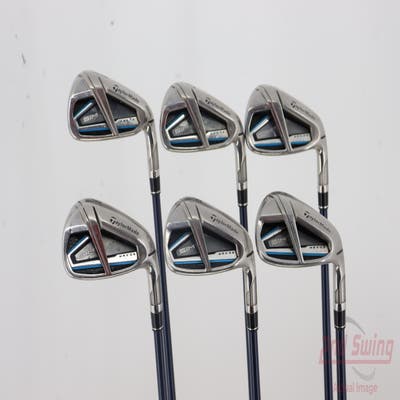 TaylorMade SIM MAX OS Iron Set 6-GW Fujikura Ventus Blue 6 Graphite Regular Right Handed 37.75in