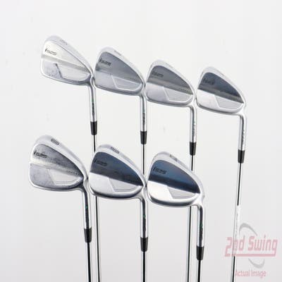 Ping i525 Iron Set 4-PW KBS Tour 130 Steel X-Stiff Right Handed Green Dot 39.25in