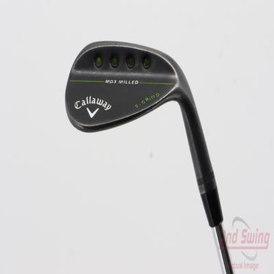 Callaway MD3 Milled Black S-Grind Wedge Gap GW 50° 10 Deg Bounce True Temper Dynamic Gold Steel Wedge Flex Right Handed 35.5in