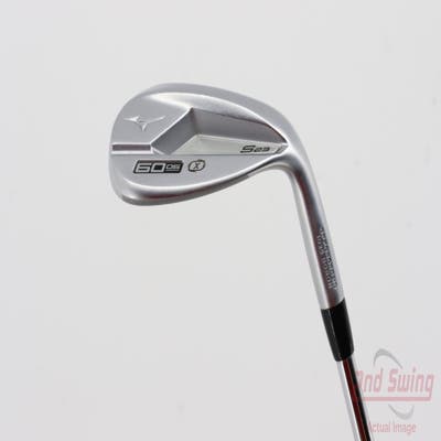 Mizuno S23 Satin Chrome Wedge Lob LW 60° 6 Deg Bounce X Grind Dynamic Gold Tour Issue S400 Steel Stiff Right Handed 35.5in