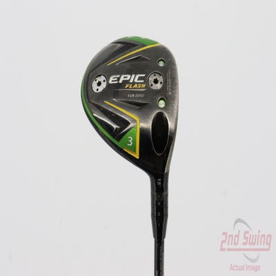 Callaway EPIC Flash Sub Zero Fairway Wood 3 Wood 3W 15° Mitsubishi Tensei AV Blue 75 Graphite Stiff Right Handed 43.75in