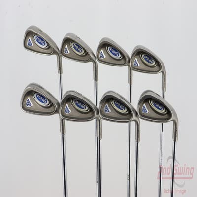 Ping G5 Iron Set 4-GW Stock Steel Shaft Steel Stiff Right Handed Blue Dot 37.75in