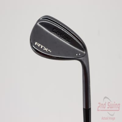 Cleveland RTX 4 Black Satin Wedge Gap GW 50° 10 Deg Bounce Mid True Temper Dynamic Gold S400 Steel Stiff Right Handed 35.75in