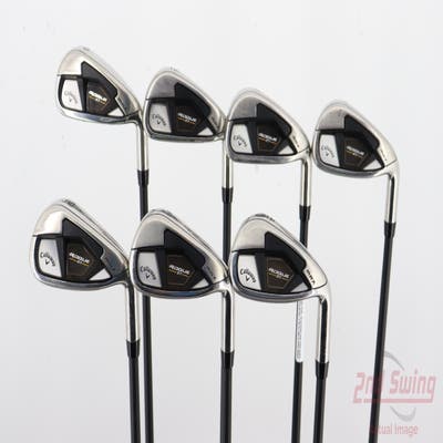 Callaway Rogue ST Max Iron Set 5-PW AW Project X Cypher 50 Graphite Senior Right Handed 38.0in