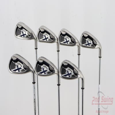 Callaway X-20 Iron Set 4-PW Stock Steel Shaft Steel Uniflex Right Handed 37.75in