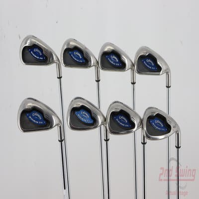 Callaway X-16 Iron Set 3-PW Stock Steel Shaft Steel Uniflex Right Handed 37.75in