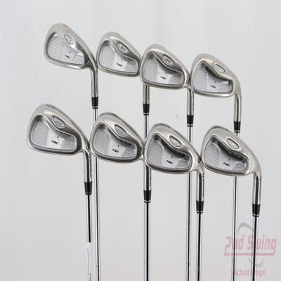 TaylorMade Rac OS Iron Set 3-PW Stock Steel Shaft Steel Stiff Right Handed 38.0in