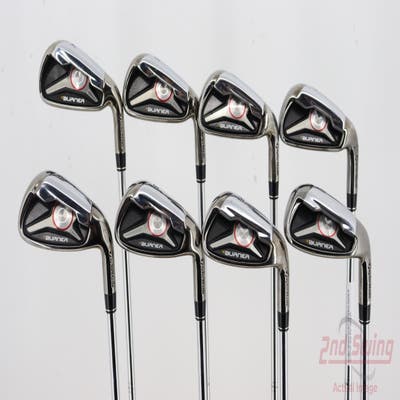 TaylorMade 2009 Burner Iron Set 4-GW TM Burner Superfast 85 Steel Stiff Right Handed 38.5in